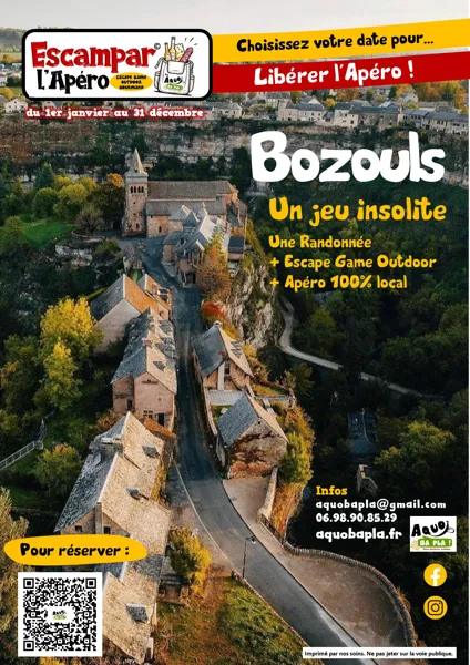 Escampar l'Apéro Bozouls
Escape Game Gourmand dans le Canyon de Bozouls